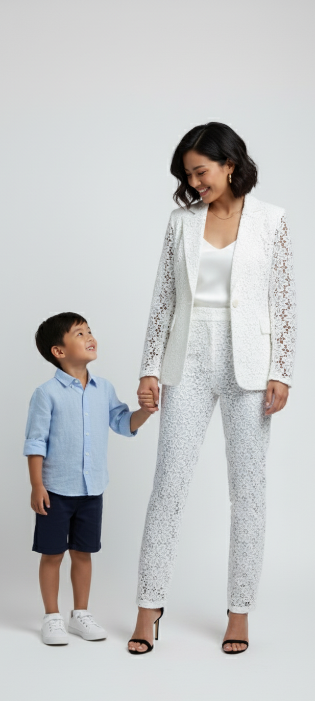 Ensemble blazer et pantalon La Signature