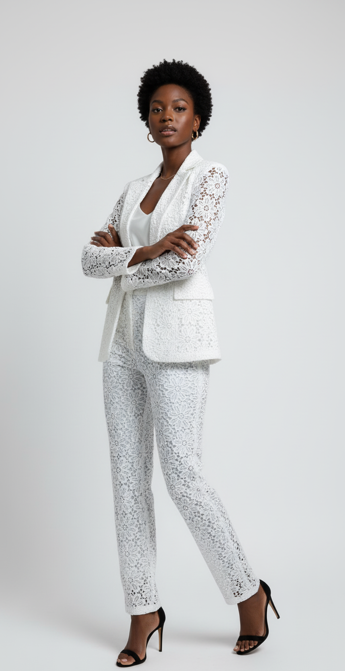 Ensemble blazer et pantalon La Signature